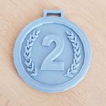 medaila vytlačená na 3D tlačiarni Redicon